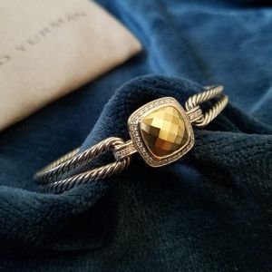 David Yurman Albion gold dome diamond bracelet